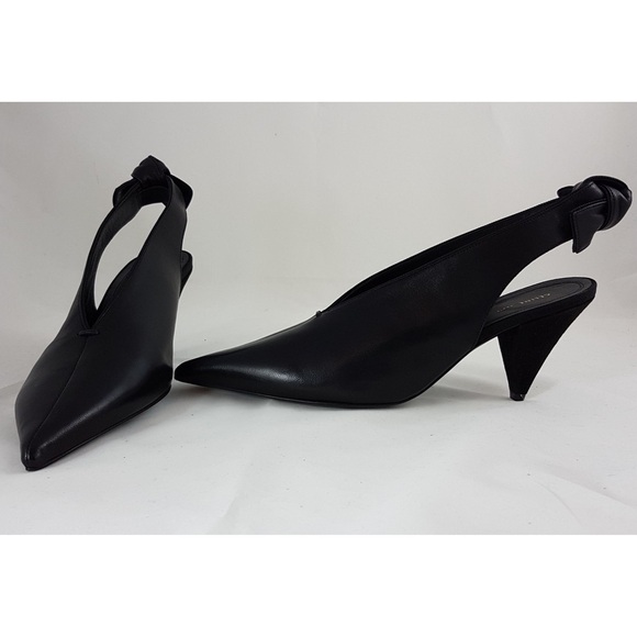 Céline SOFT V NECK SLINGBACK PUMP Black - Picture 14 of 16